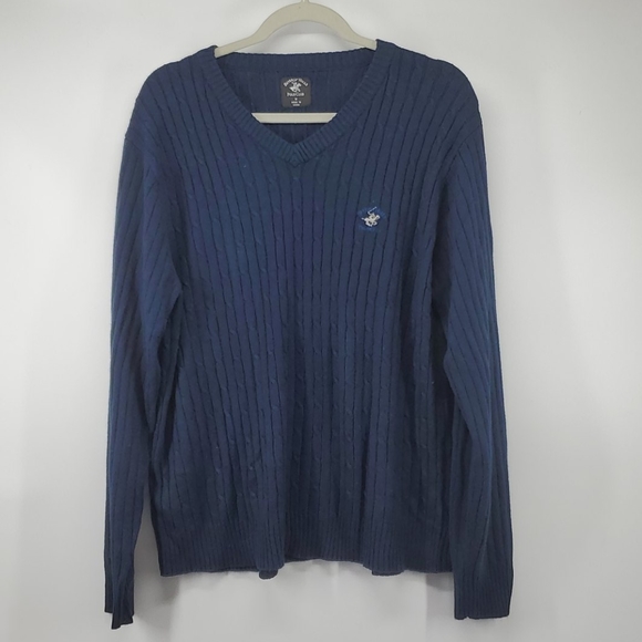 BEVERLY HILLS POLO CLUB PULL OVER SWEATER - Picture 4 of 10